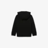 Broderte fleece-hettegenser