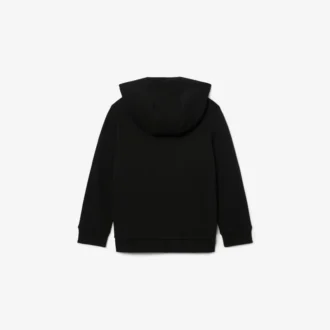 Broderte fleece-hettegenser