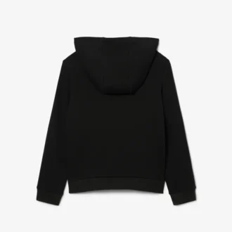 Broderte fleece-hettegenser