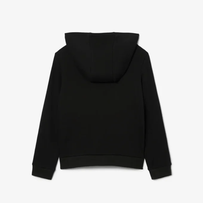 Broderte fleece-hettegenser