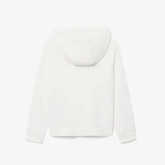 Broderte fleece-hettegenser