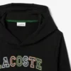 Broderte fleece-hettegenser