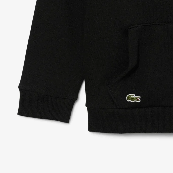Broderte fleece-hettegenser