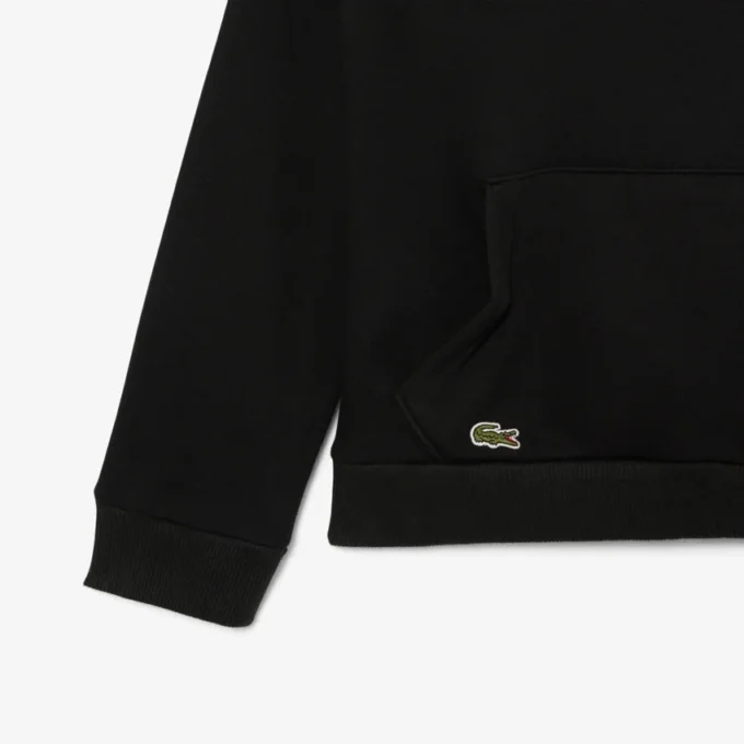 Broderte fleece-hettegenser