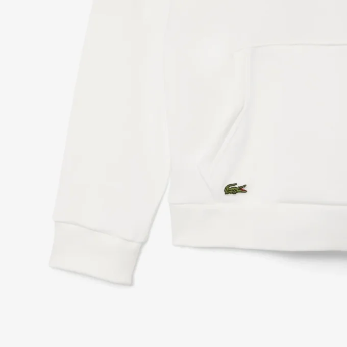 Broderte fleece-hettegenser