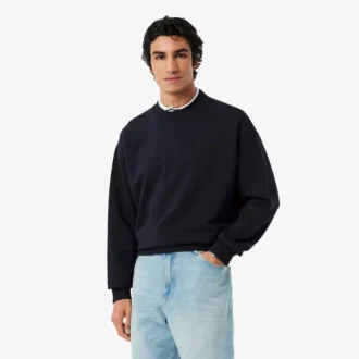 Broderte fleece-Sweatshirt
