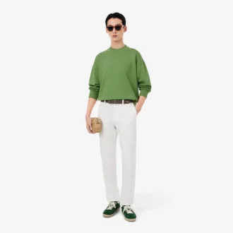 Broderte fleece-Sweatshirt