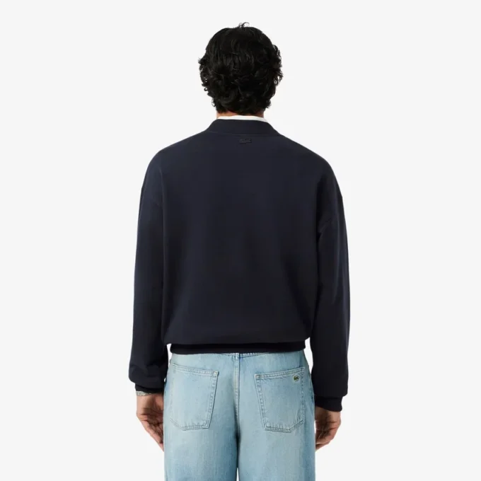 Broderte fleece-Sweatshirt