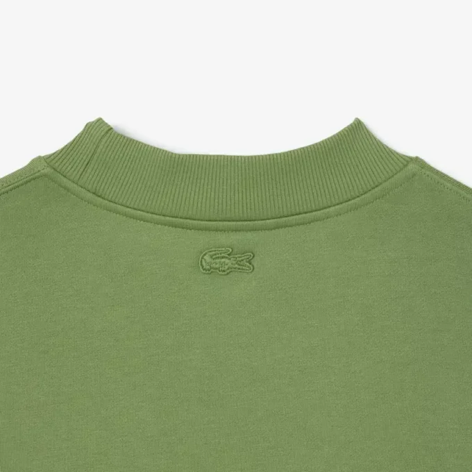 Broderte fleece-Sweatshirt