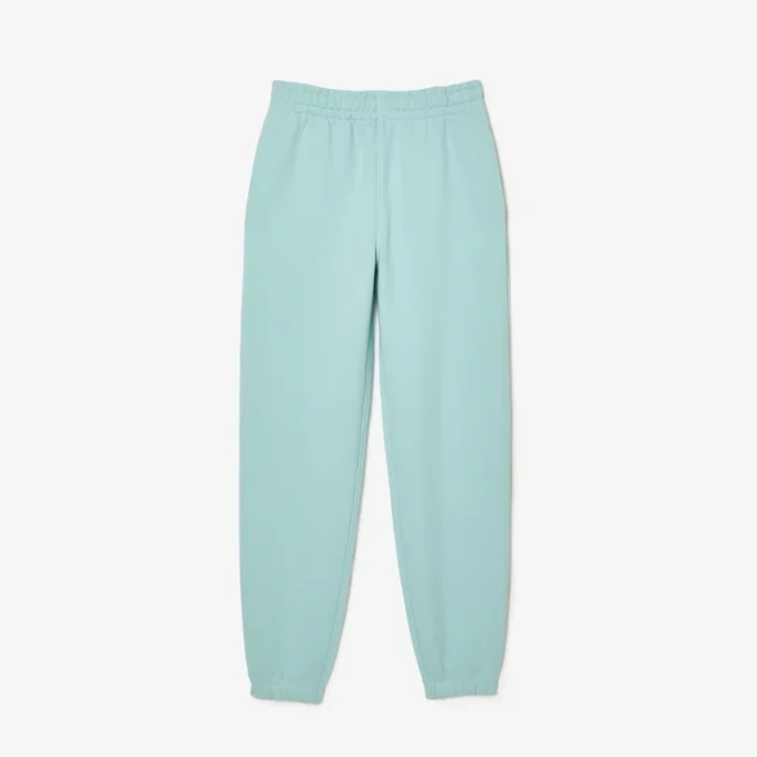 Broderte joggebukser med rett ben for kvinner