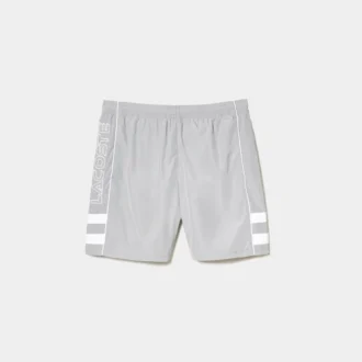 Broderte shorts i avslappet passform for menn