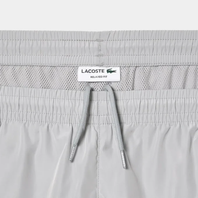 Broderte shorts i avslappet passform for menn