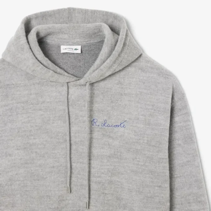 Broderte signatur-hettegenser for menn