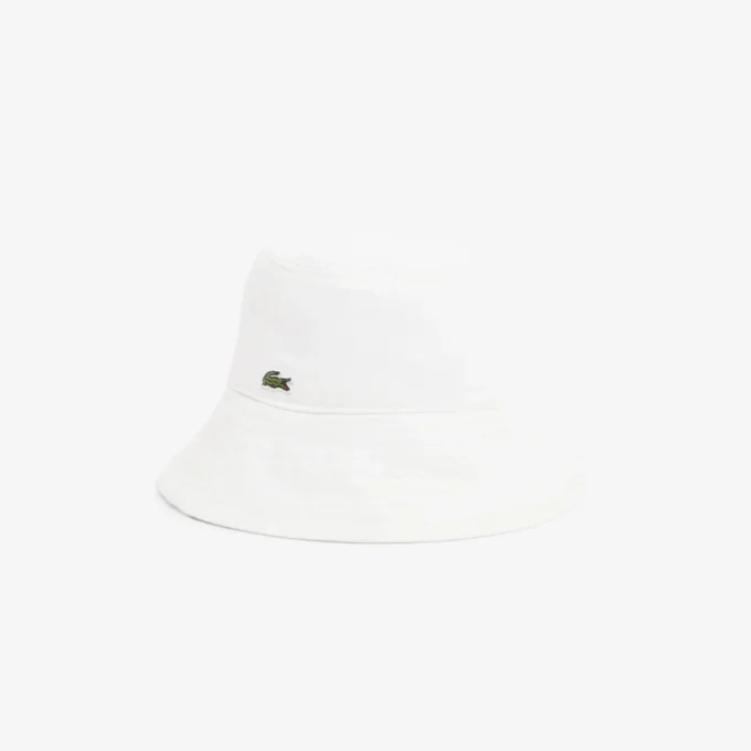 Bucket-hatt i bomullstwill for kvinner