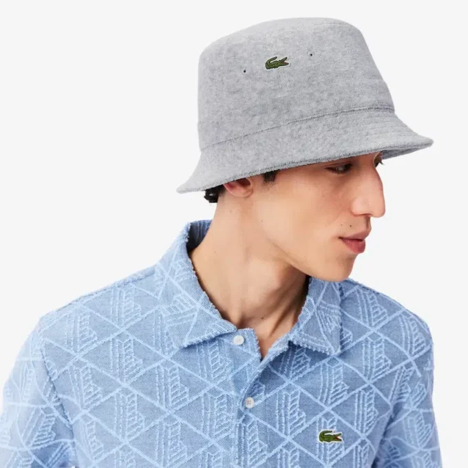 Bucket-hatt i frotté for menn