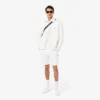 Cargo-shorts i bomullsfleece for menn