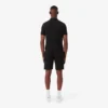 Cargo-shorts i bomullsfleece for menn