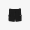 Cargo-shorts i bomullsfleece for menn