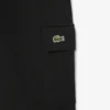 Cargo-shorts i bomullsfleece for menn