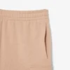 Cargo-shorts i bomullsfleece for menn