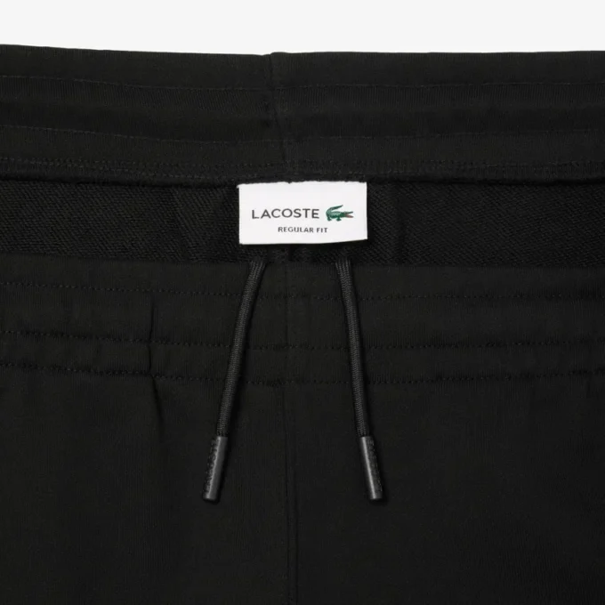 Cargo-shorts i bomullsfleece for menn