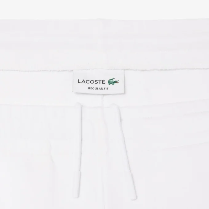 Cargo-shorts i bomullsfleece for menn