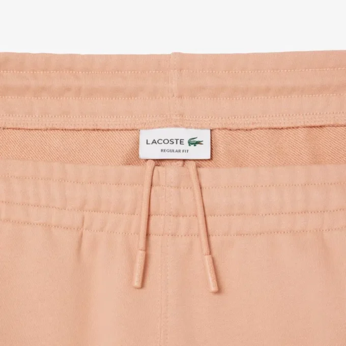 Cargo-shorts i bomullsfleece for menn