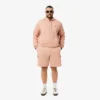 Cargo-shorts i bomullsfleece for menn