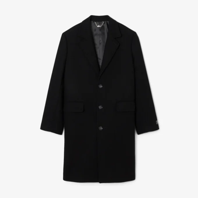 Chesterfield-frakk i ull for menn