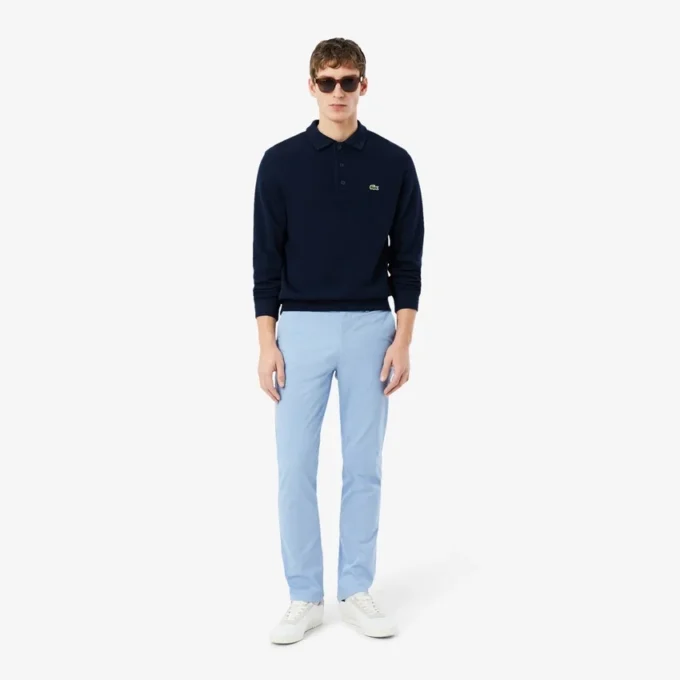 Chino-bukser i slim fit med stretch-twill