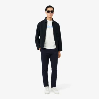 Chino-bukser i slim fit med stretch-twill