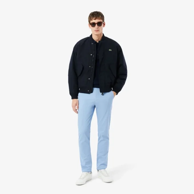 Chino-bukser i slim fit med stretch-twill