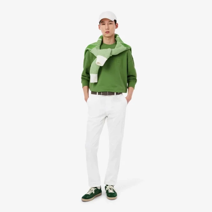 Chino-bukser i slim fit med stretch-twill