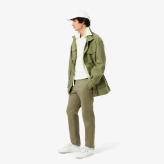 Chino-bukser i slim fit med stretch-twill
