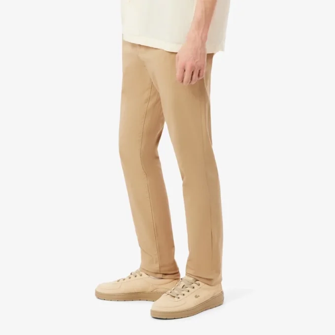 Chino-bukser i slim fit med stretch-twill