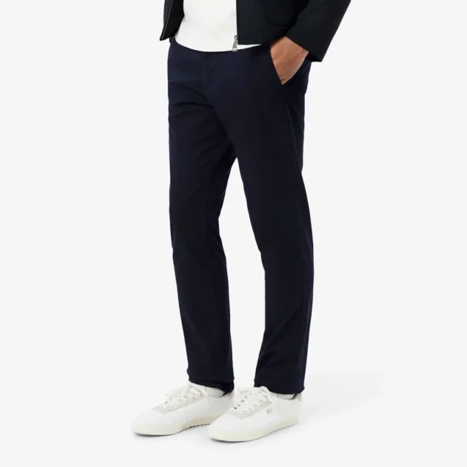 Chino-bukser i slim fit med stretch-twill