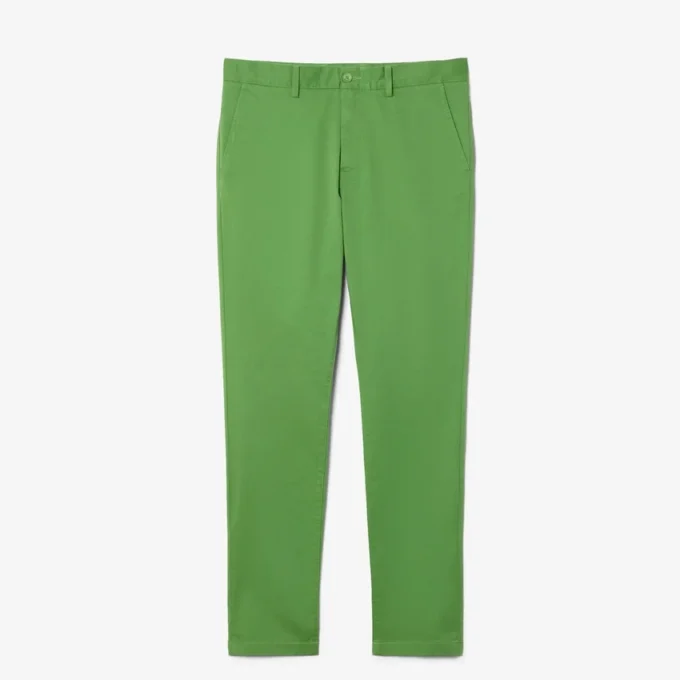 Chino-bukser i slim fit med stretch-twill