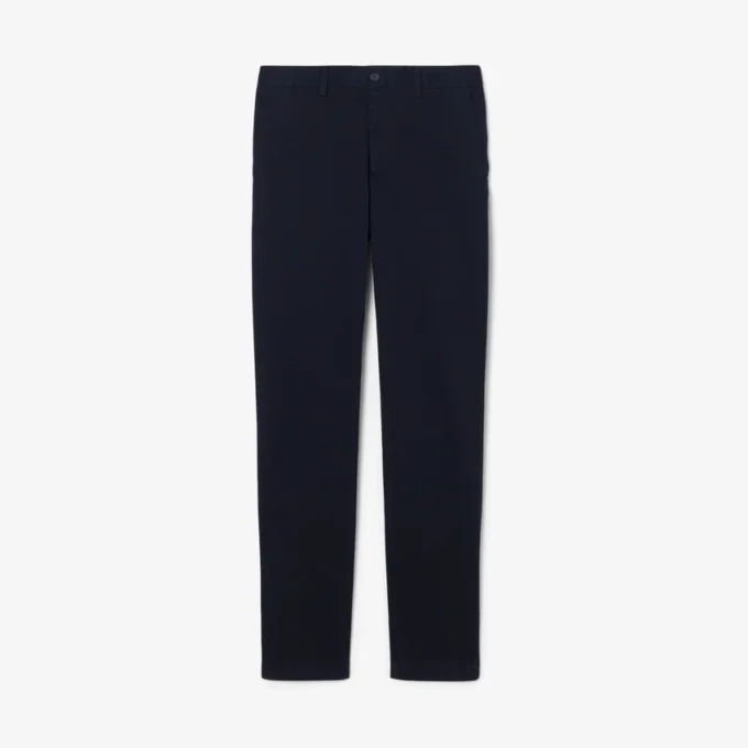 Chino-bukser i slim fit med stretch-twill