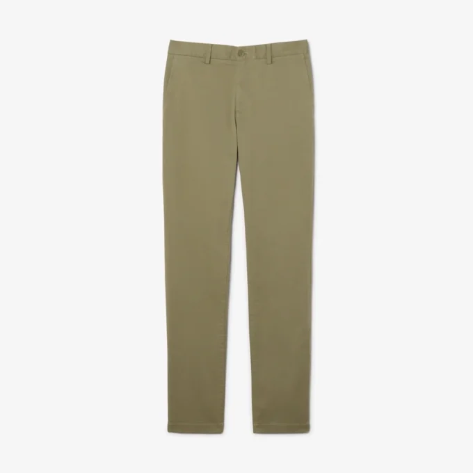 Chino-bukser i slim fit med stretch-twill
