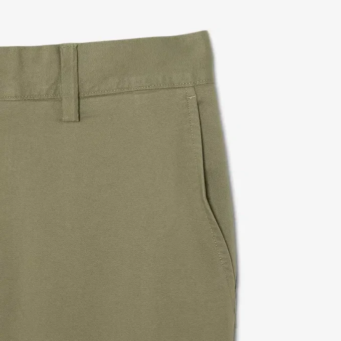 Chino-bukser i slim fit med stretch-twill
