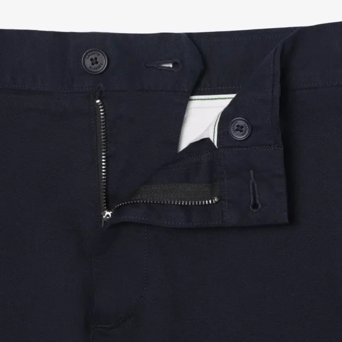 Chino-bukser i slim fit med stretch-twill