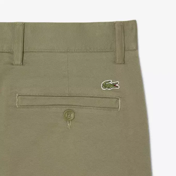 Chino-bukser i slim fit med stretch-twill