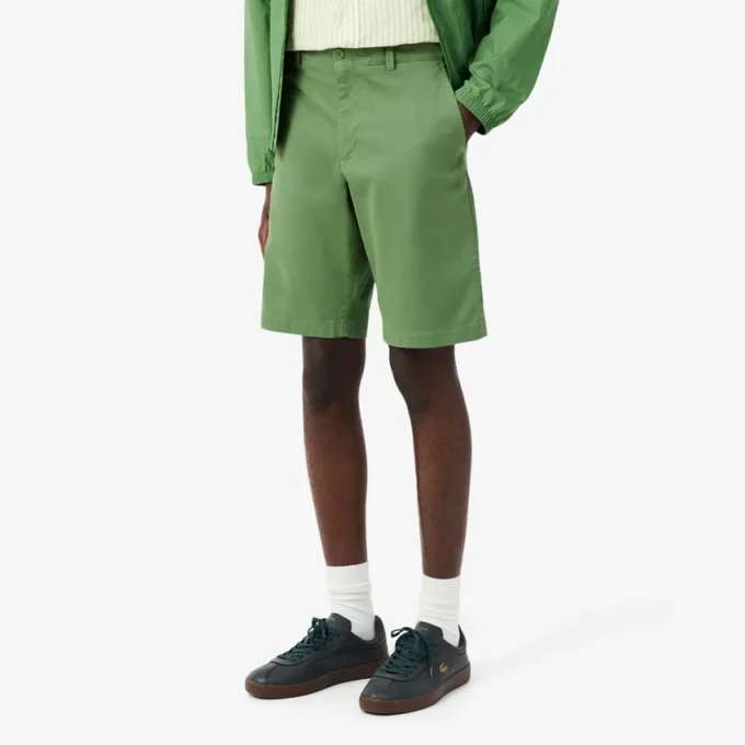 Chinoshorts i stretch-twill