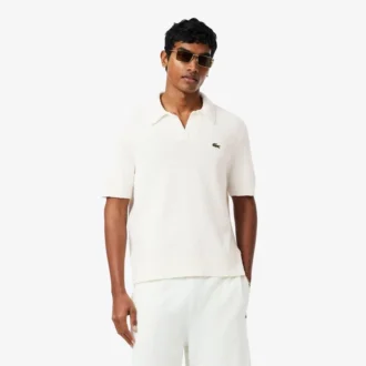 Classic Fit Boucla-strikket polo
