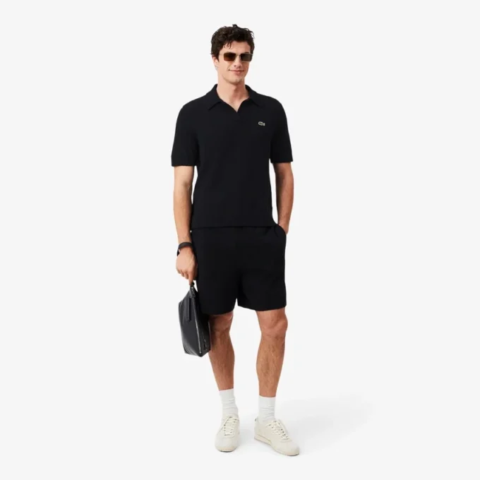 Classic Fit Boucla-strikket polo