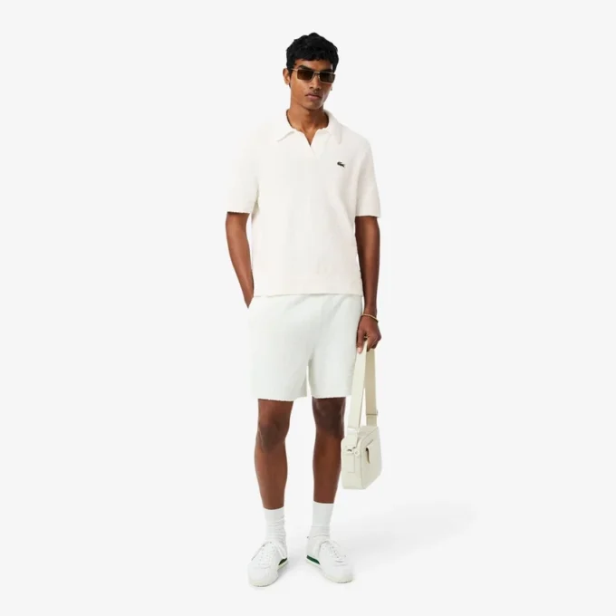 Classic Fit Boucla-strikket polo
