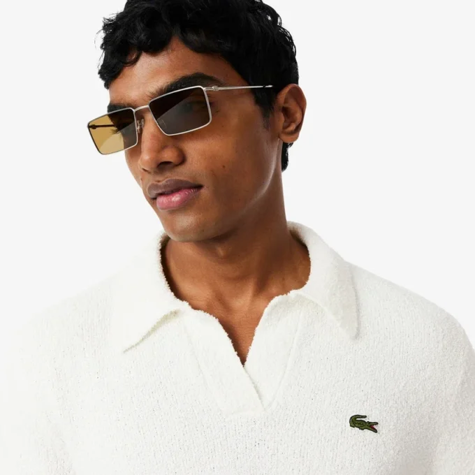 Classic Fit Boucla-strikket polo