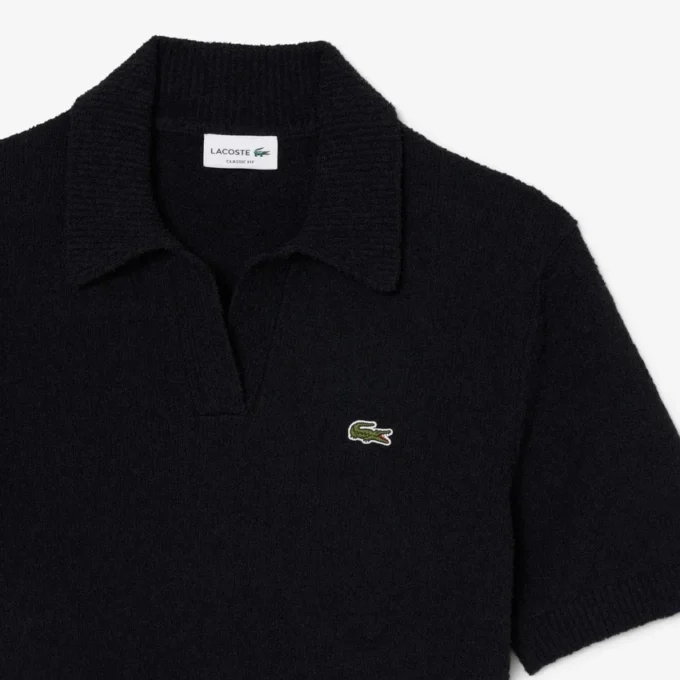 Classic Fit Boucla-strikket polo