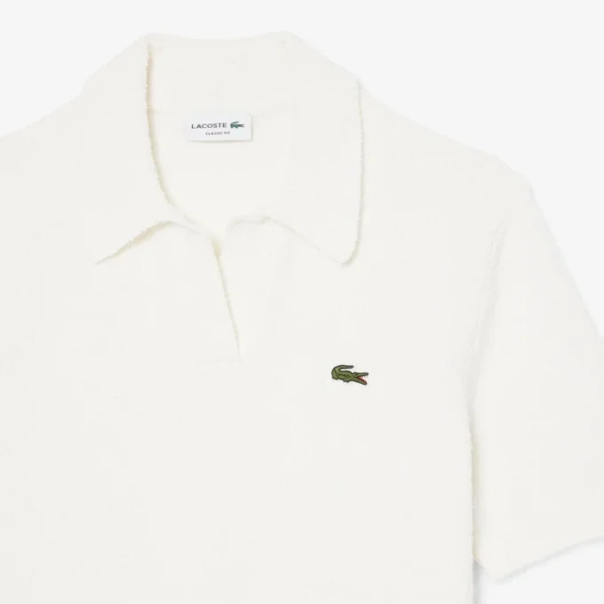 Classic Fit Boucla-strikket polo