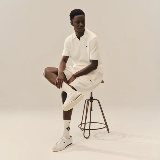 Classic Fit Boucla-strikket polo
